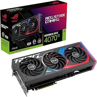 ROG Strix NVIDIA GeForce RTX™ 4070 Ti Gaming Graphics Card (PCIe 4.0, 12GB GDDR6X, HDMI 2.1a, DisplayPort 1.4a)
