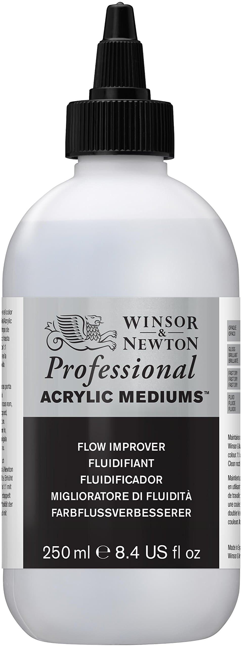 Professional Acrylic Medium Flow Improver, 250ml (Packaging May Vary)