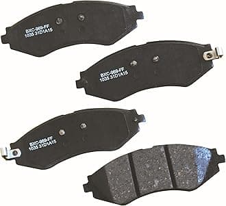 Bendix Premium SBC1035 Ceramic Front Brake Pads for Select Models Chevrolet Aveo, Aveo5, Optra, Spark, Spark EV, Pontiac G3, G3 Wave, Wave5, Suzuki Forenza, Reno, Swift+