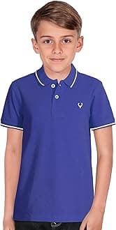 Allen Solly Boys Regular Fit Polo Tshirt(ABKPCRGBP96187_blue2-3 Years) Blue
