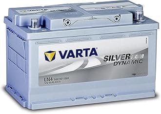 Varta 580901080D852 Silver Dynamic AGM Car Batteries 12 V, 80 Ah, 800 A