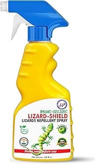 Home-Secure Lizard-Shield Natural Lizard Repellent Spray-280ml | Organic | Chemical-Free | Non-Toxic | 90 Days Protection | Mint Scent