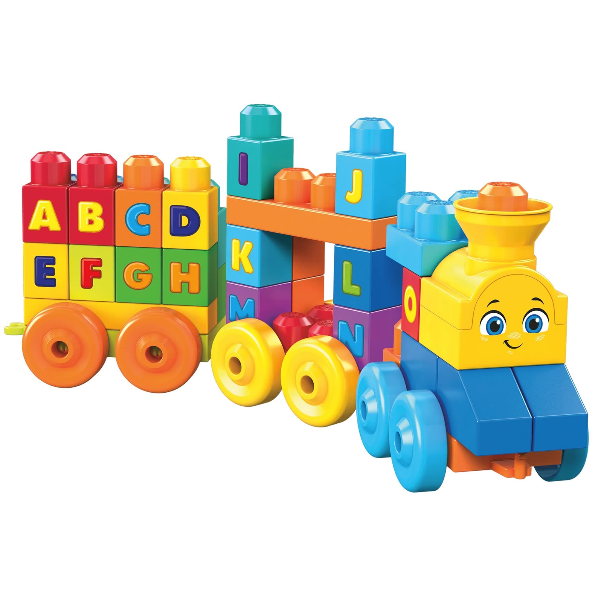 Mega Bloks 1 Year+ Mega Bloks ABC Musical Train [1 Year+] [50 Pieces] FWK22