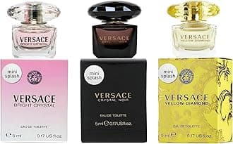 Perfume for Women Variety 3-Piece Mini Gift Set – Yellow Diamond, Crystal Noir, Bright Crystal