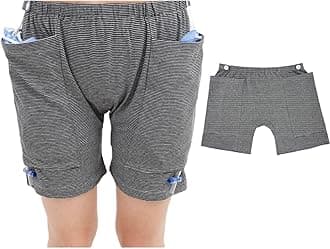 Incontinence Care Trousers, Catheter Underwear for Elderly with Double Pockets, Urinate Drainage Bag Pants for Catheter Nephrostomy Bag for Incontinence and Ostomy Patients (Women, XL)