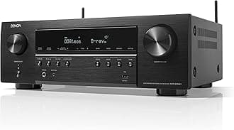 AVR-S760H 7.2 Ch AVR - 75 W/Ch (2021 Model), Advanced 8K Upscaling, Dolby Atmos Height Virtualization, DTS Virtual:X & More, Wireless Streaming, Built-in HEOS, Amazon Alexa Voice Control