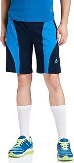 Jockey9411 Men's Super Combed Cotton Rich Straight Fit Solid Shorts with Side Pockets