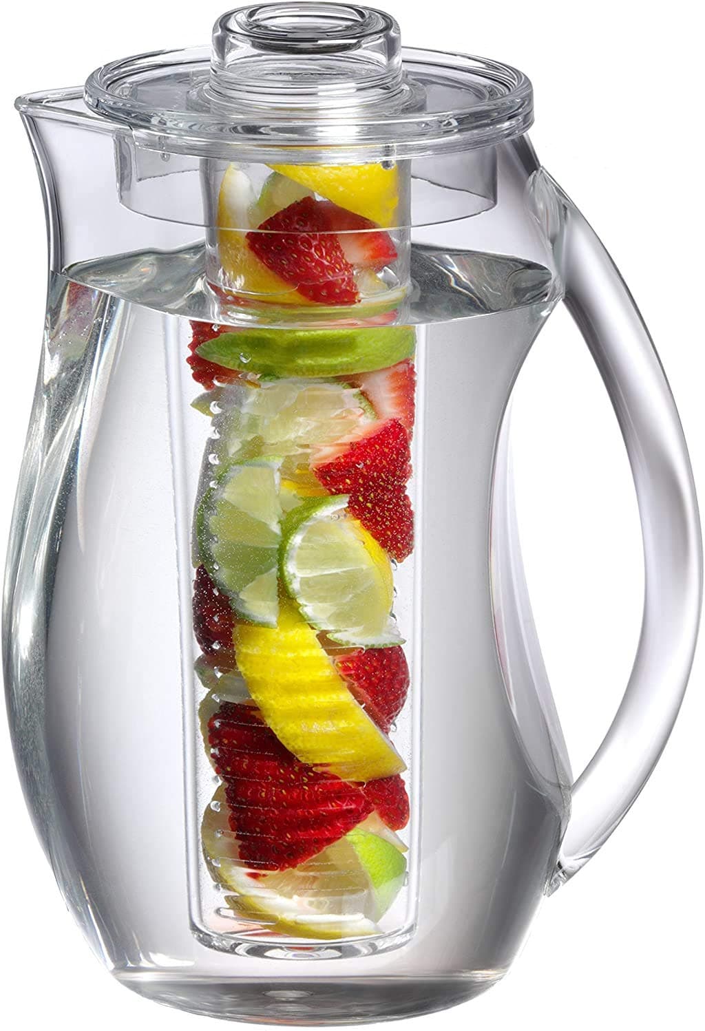 Fruit Infusion Flavor Pitcher, Clear, 93 oz.