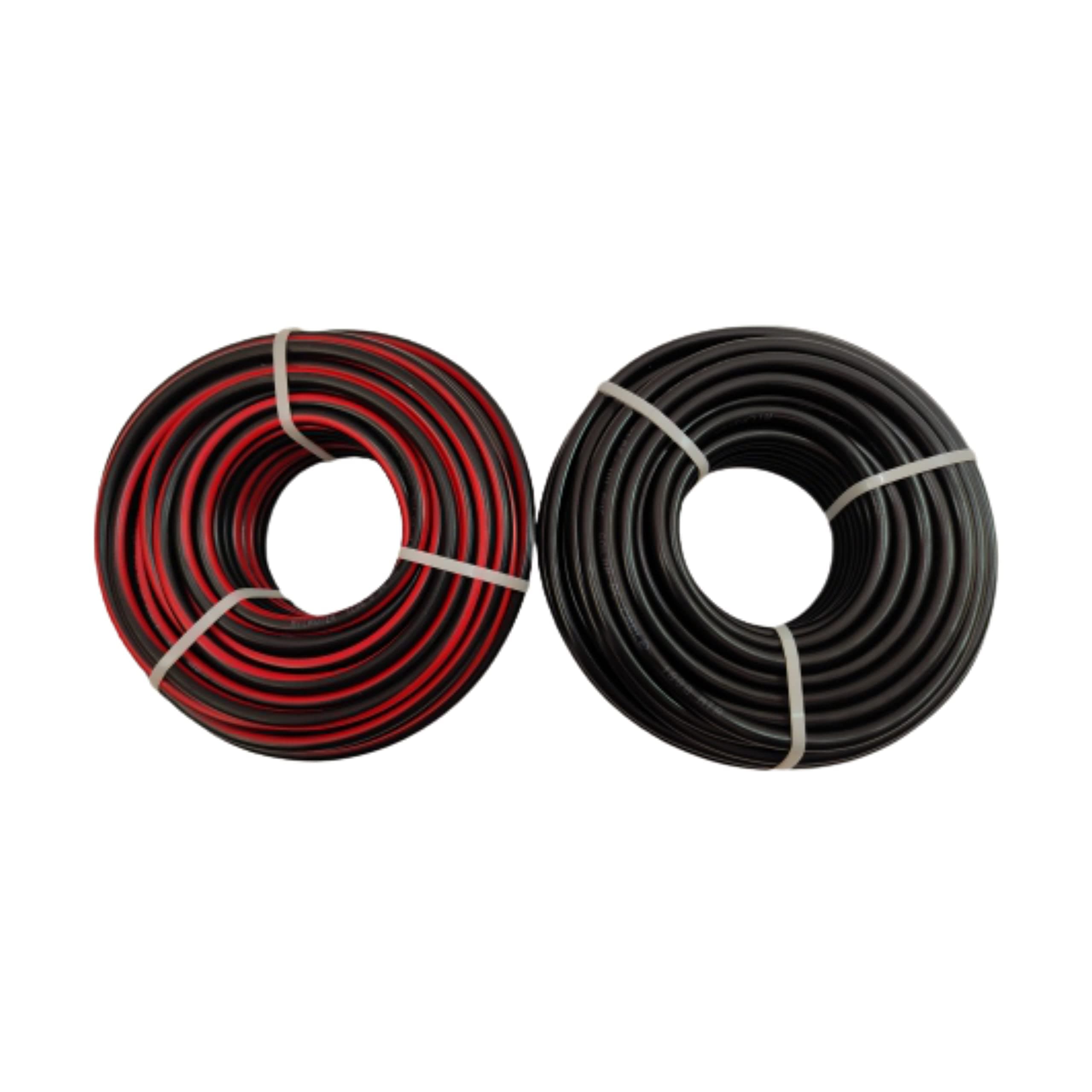 MICROTEK Solar DC Cable XLPO TUV Protected 4 sq.mm 20 Meter (20m Red, 20m Black)