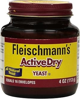 Fleischmanns Yeast, ActiveDry 4 oz Jar