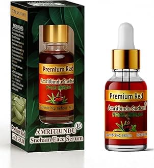 Premium Red Ayurvedic Face Serum ( Natural, not a mix of extracts)