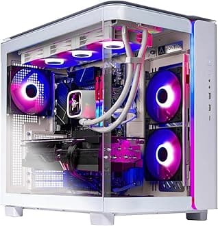 Skytech King 95 Gaming PC Desktop, Ryzen 9 9900X3D 4.4 GHz (5.5GHz Turbo), NVIDIA RTX 5070 Ti 16GB, 2TB Gen4 NVMe SSD, 32GB DDR5 RAM 6000 RGB, 850W Gold ATX 3 PSU, 360mm ARGB AIO, Wi-Fi, Win 11