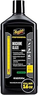 Meguiar's Professional Machine Glaze M0316 - Premium High Gloss Polish to Remove Light Swirls and Add Gloss and Shine - Machine Polish That Enhances and Restores Shine and Clarity, 6 Pack