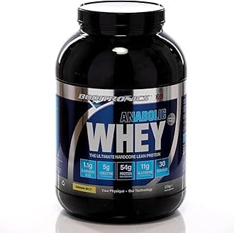 Anabolic Whey Ultimate Muscle Building Whey Protein Powder with High Protein, D-Aspartic Acid, 5g Creatine, BCAA, and High Levels of L-Glutamine Protein Shakes (2.1 kg, Banana Split)
