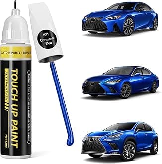 (Ultrasonic Blue (8X1) Car Touch Up Paint for Lexus,Car Paint Scratch Repair Kit,2 in 1 Premium Scratch Remover Pen with Exact Color-Matched