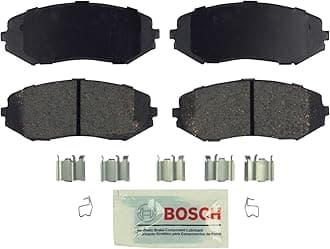 BOSCH BE1188H Blue Ceramic Disc Brake Pad Set With Hardware - Compatible With Select Suzuki Grand Vitara; FRONT