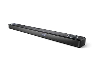 PHILIPS Fidelio FB1 7.1.2-Channel Surround Sound Soundbar with Integrated Dolby Atmos and Subwoofer + DTS Play-Fi, All-in-One, Premium Design and Materials