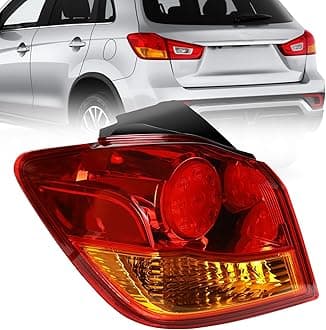 KAKSEY Tail Light Assembly Brake Rear Lamp Compatible with Mitsubishi Outlander Sport 2011-2019 ASX RVR Tail Lamp Replacement (Left Driver Side)