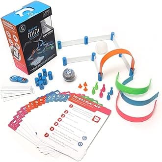Mini Activity Kit - App-Enabled Coding Robot - 55 Piece Construction Set & Activity Cards - STEM Educational Toy for Kids - Bluetooth Connectivity - Interactive & Fun Learning for Ages 8+