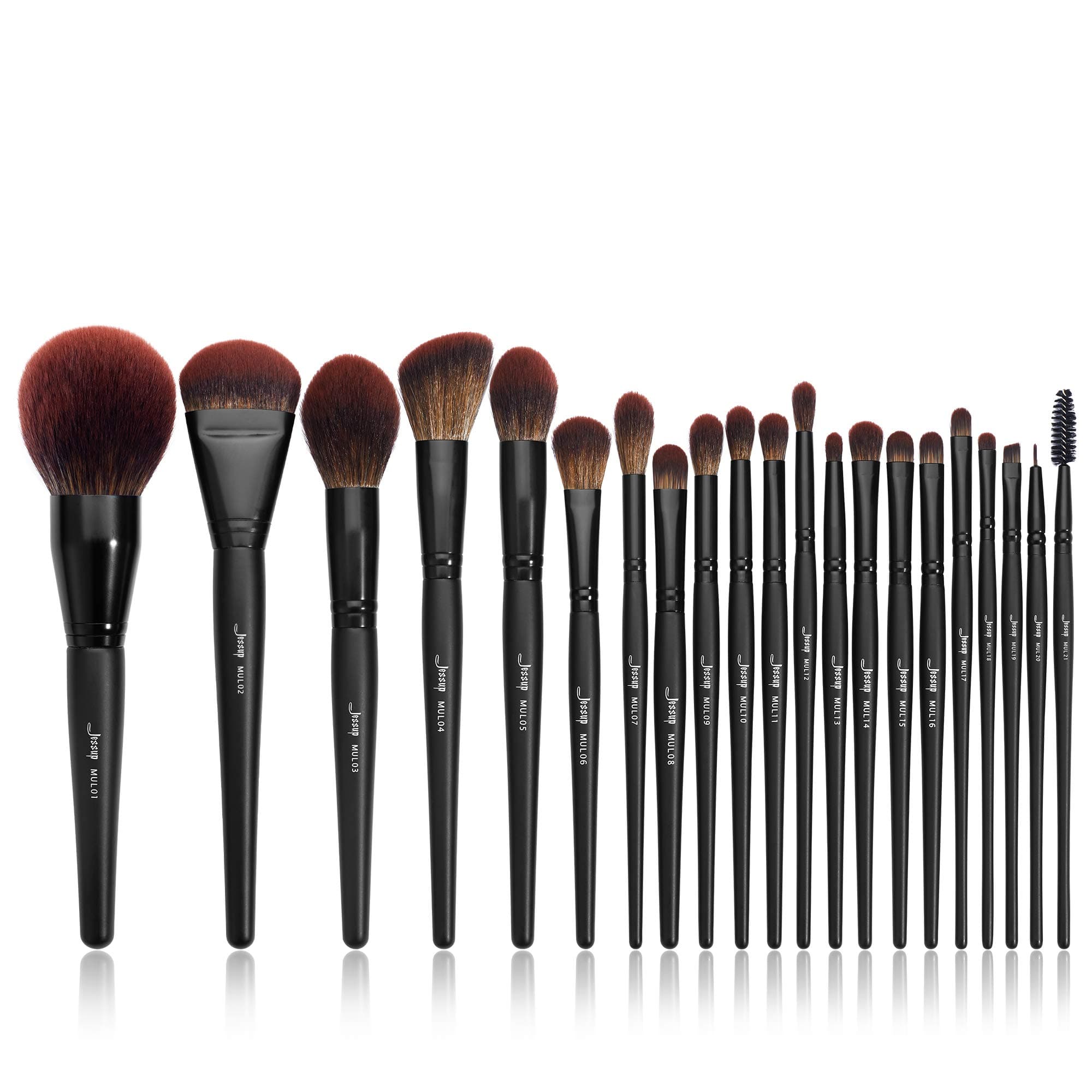 Jessup Black Makeup Brush Set T271