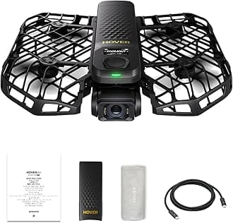 HOVERAir X1 PROMAX 8K Action Flying Camera, Foldable Drone with Camera with 42 KM/H Follow Speed, 10+ Fully Automatic Flight Modes, Fly Anywhere with OmniTerrain, SmoothCapture 2.0(Standard)
