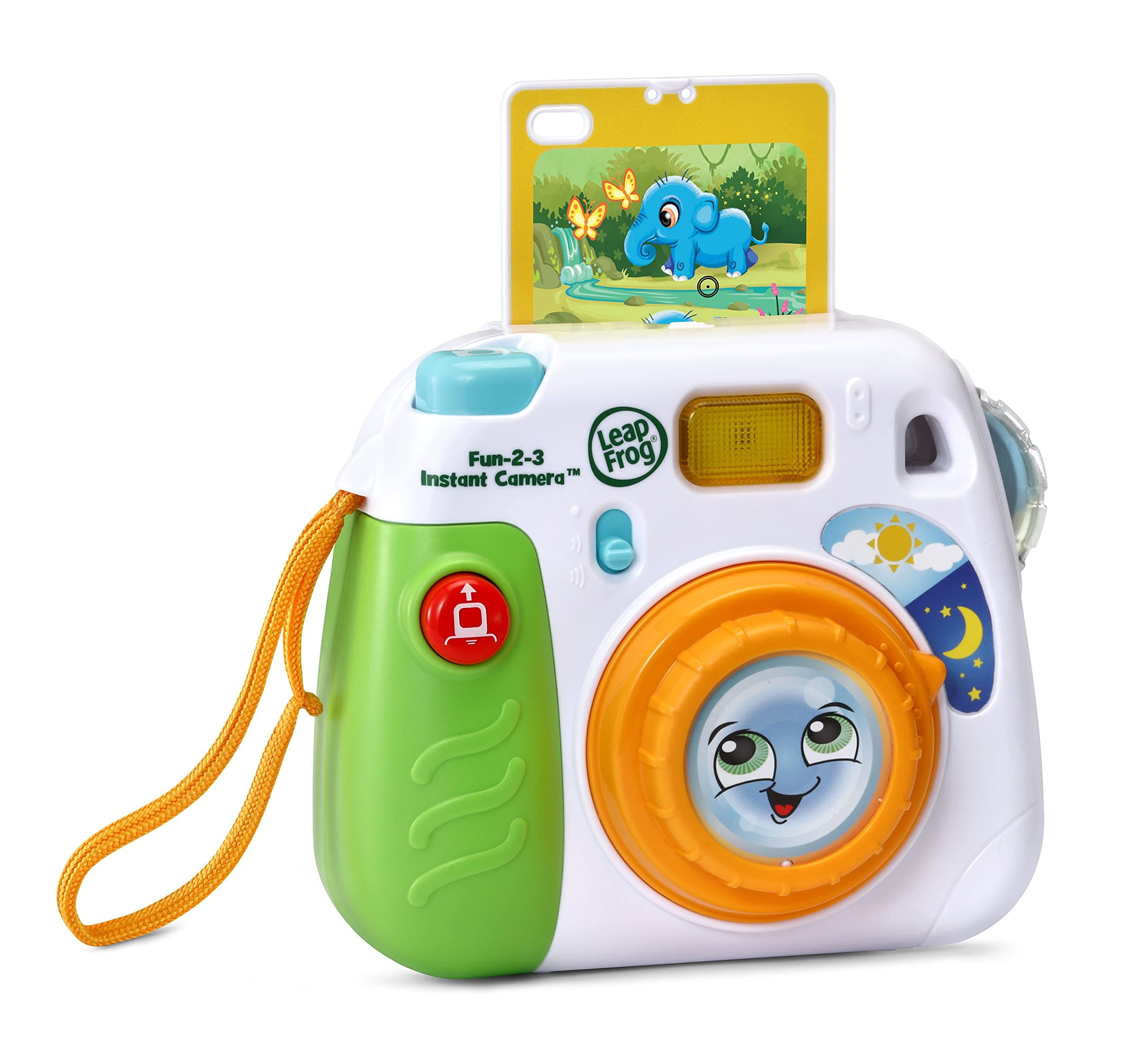 Fun-2-3 Instant Camera, Learning Kids Camera with Animals, Numbers, Shapes and Colours, Interactive Toy with Learning Games, Songs and Phrases, Toy Camera for Kids Aged 12 Months +