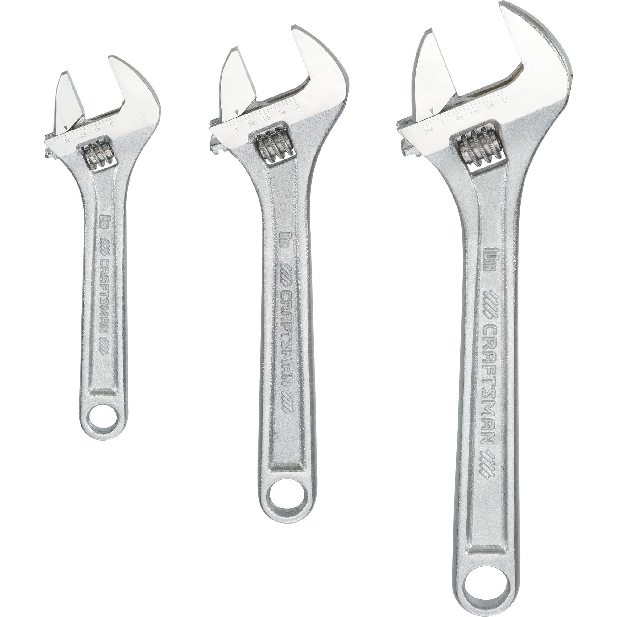 adjustable wrench set, 3-piece (cmmt12001)