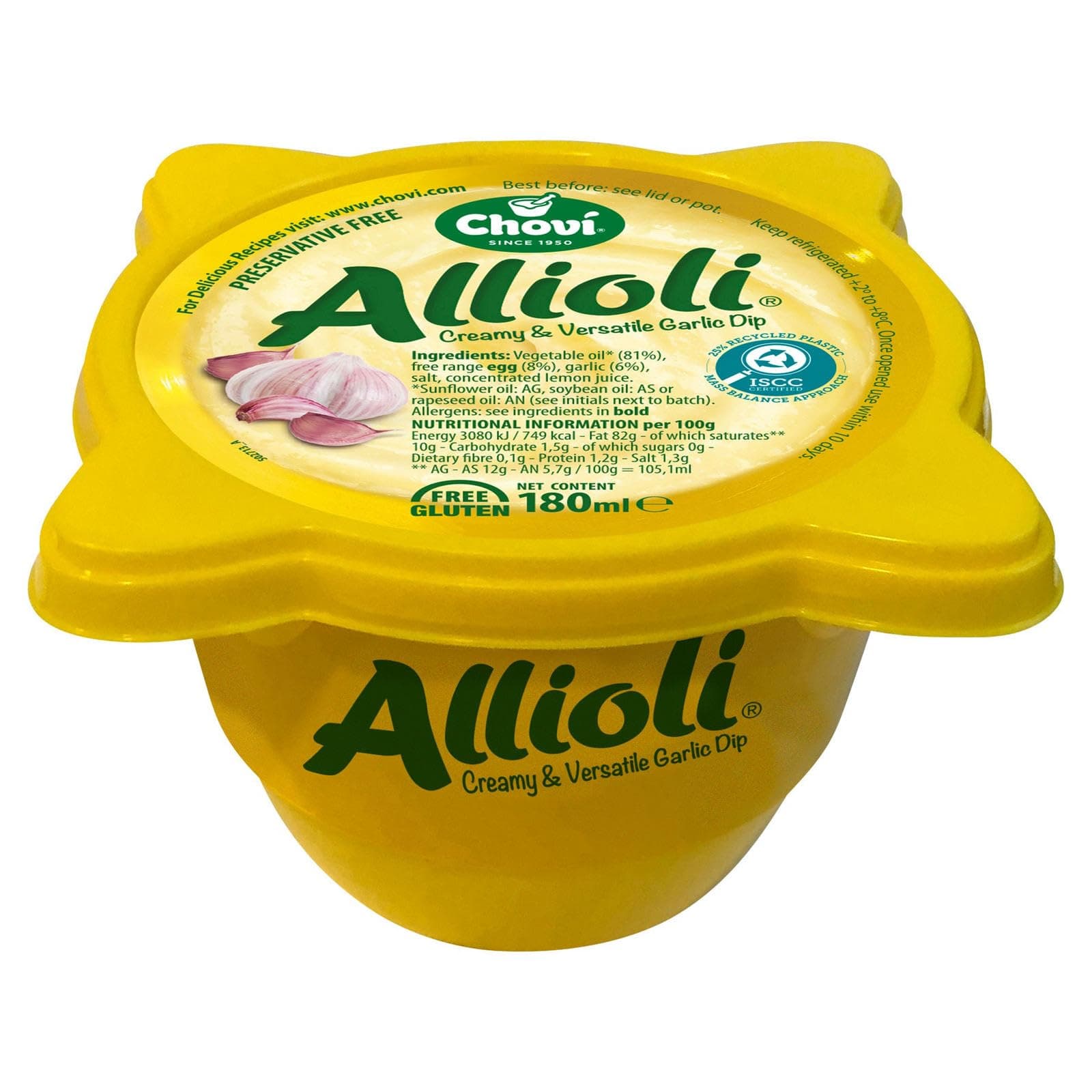 Chovi Allioli Garlic Dip 180ml