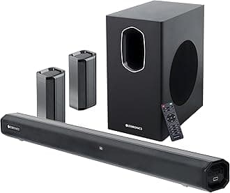 Juke BAR 7600 Soundbar, 300 Watts, 5.1 Surround, Dual Rear Satellites, Triple Driver Soundbar, 6.5"" Subwoofer, Bluetooth 5.0 | HDMI (ARC) | Optical | USB | AUX