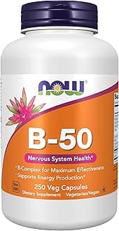 NOW Vitamin B-50 mg,250 Veg Capsules
