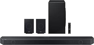 HW-Q990C 11.1.4ch Soundbar with Wireless Dolby Audio, Rear Speakers & Q-Symphony, SpaceFit Sound Pro, Adaptive Sound, Game Mode Pro, AirPlay 2, Alexa Built-In