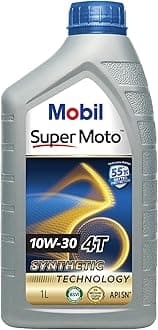 Mobil Super Moto 10W-30 Synthetic Technology Engine Oil for Bikes (1L)