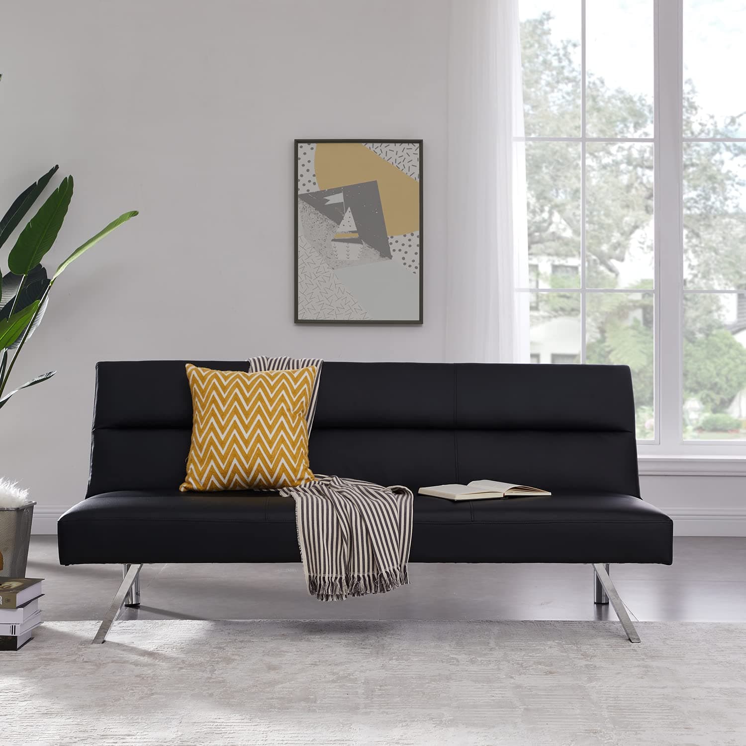 Zoe Convertible Futon Sofa