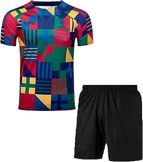 Football Jersey Home Boys with Shorts (Kid's, Boy's& Men)