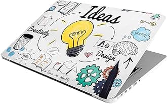 Laptop Skin Stickers HD Quality Sticker for Laptops Upto 15.6" Compatible with Apple/Dell/HP/Lenovo/Acer/Asus/Sony (Dustproof|Waterproof|Scratchproof|Reusable) - Creativity