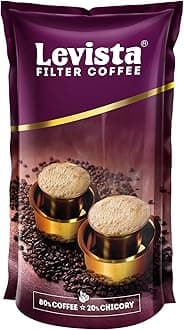 Levista Instant, Premium & Filter Coffee (Mixed Size and variant) (500g (pack of 1), Filter Coffee 80/20)