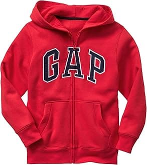 GAP Boy's Logo Hoodie Hooded Full Zip Sweatshirt Hooded Sweatshirt