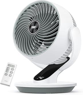 - Oscillating Fan for Bedroom, 13 Inch Quiet Table Fans for Home Whole Room, 70ft Powerful Airflow, Desk Air Circulator Fan with Remote, 120° Adjustable Tilt, 4 Speeds, 8H Timer, for Office Desktop
