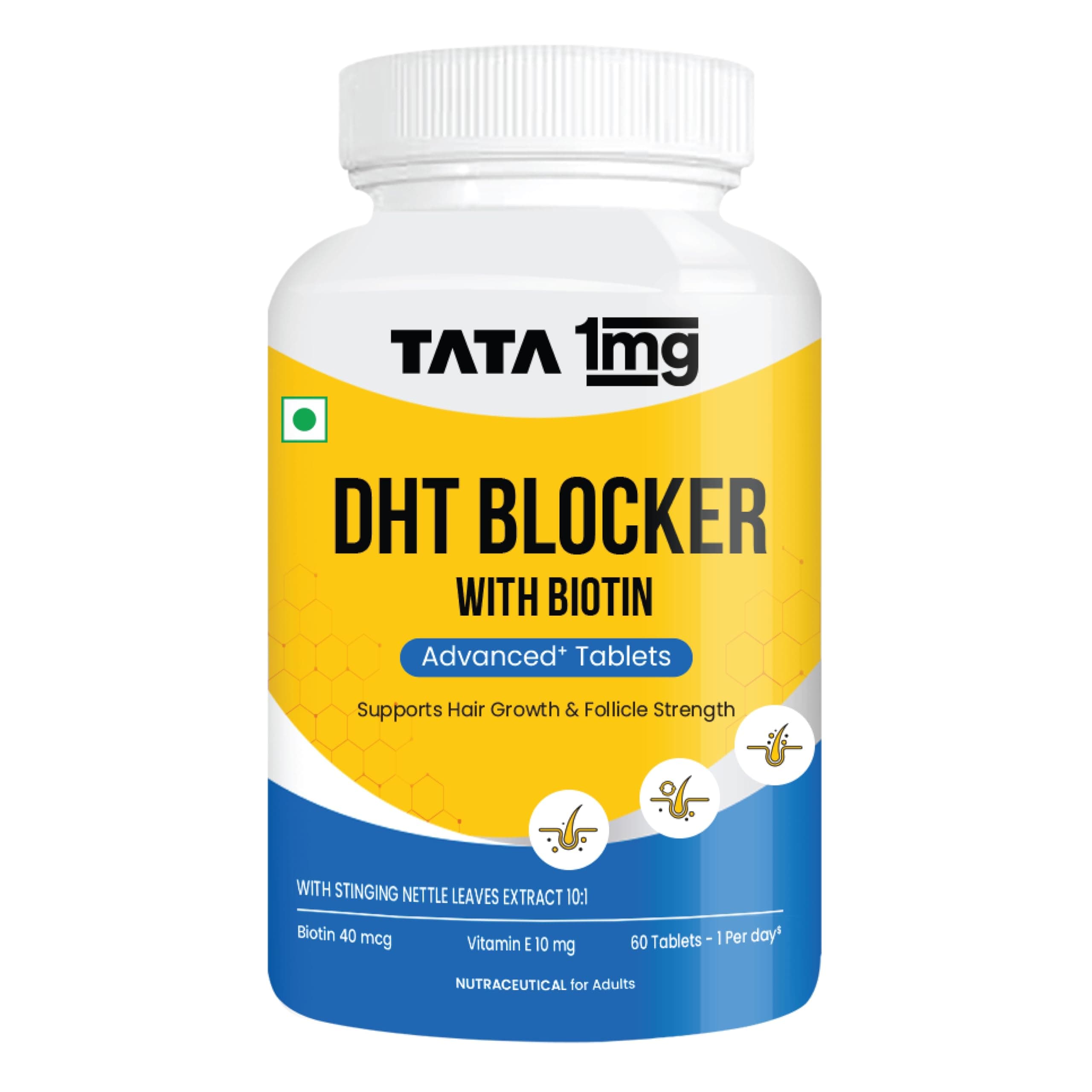 Tata 1mg DHT Blocker with Biotin Advanced Tablet
