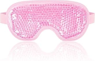 Cooling Eye Mask for Puffy Eyes, Reusable Hot Cold Therapy Gel Cold Eye Mask for Migraine, Headache, Dark Circles, Dry Swollen Eyes, Sinus Pain-Light Pink