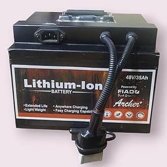 48V Lithium-Ion (NMC) Battery – 13S Lightweight, Long-Lasting Battery Pack for Electric Vehicles (1, 48V/35Ah) | 1-Year Warranty