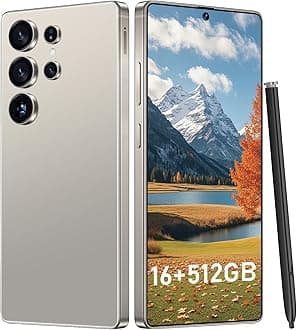 I25 Ultra: Powerhouse 16GB/512GB, 2-Day 7000mAh Battery, Huge 6.99" Android 14 Phone w/Built-in Stylus - Your All-in-One Device The Superior Choice (Titanium Gray)