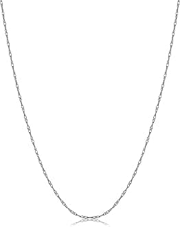 Womens Chain Elegant Rope - 10k Gold Rope Chain Necklace Thin for Women