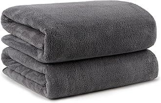 Orighty Bath Towels Pack of 2(27'' x 54'') - Soft Feel, Highly Absorbent, Quick Drying Microfiber for Body, Sport, Yoga, SPA, Fitness - Grey