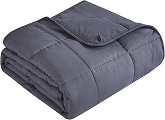 TOPCEE Weighted Blanket (25lbs 88"x104" King Size) Cooling Breathable Heavy Blanket Microfiber Material with Glass Beads Big Blanket Fits King & California King Beds