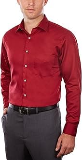 Van Heusen Men's Lux Sateen Stretch