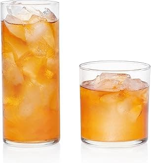 Miles 16-Piece Tumbler and Rocks Glass Set