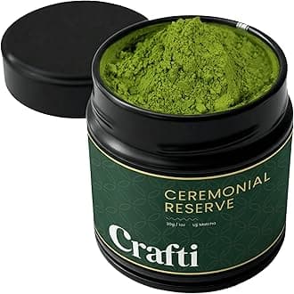 Crafti Ceremonial Grade Matcha Tea Powder (30g, Ceremonial Reserve)