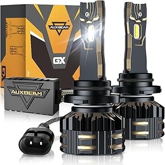 Auxbeam 9006 Fog Lights, 25000LM 800% Brighter 6500K 9006 Powersports Light For UTV ATV Offroad Vehicles