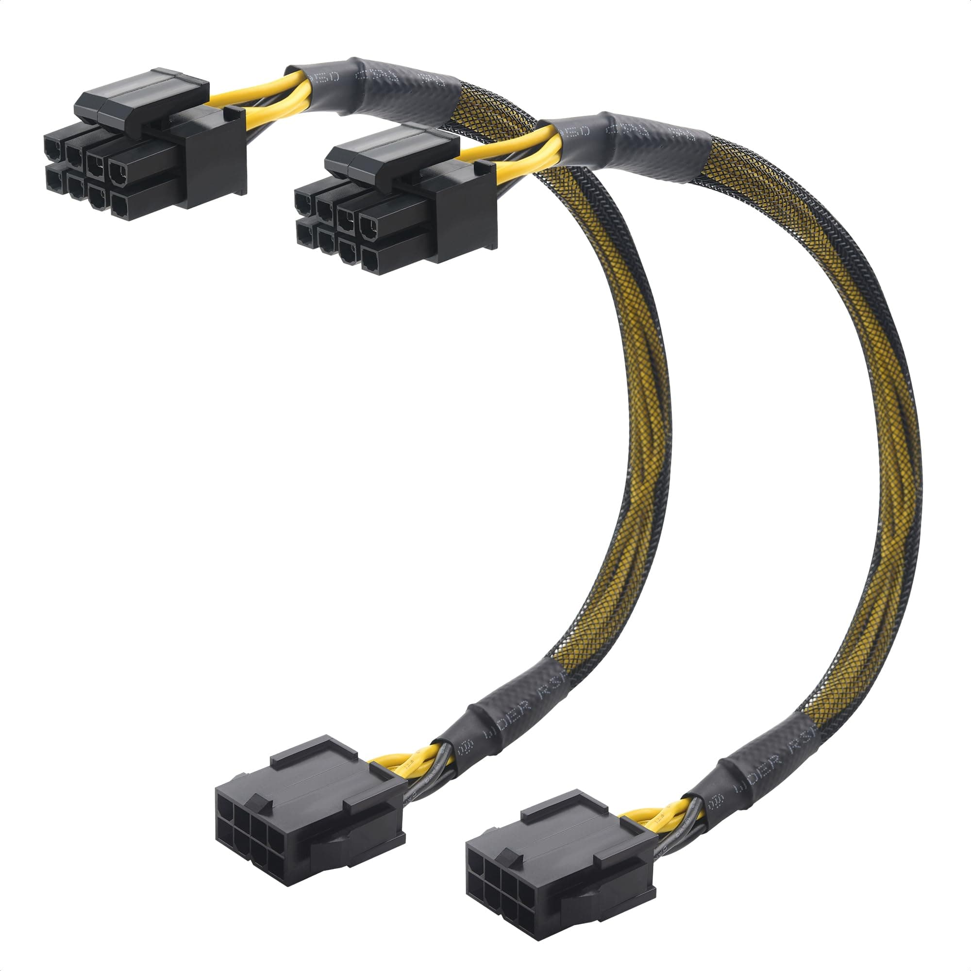 Cable Matters 2-Pack 8 Pin EPS CPU Extension Cable - 10 Inches, 8-Pin ATX/CPU Power Cable Male to Female